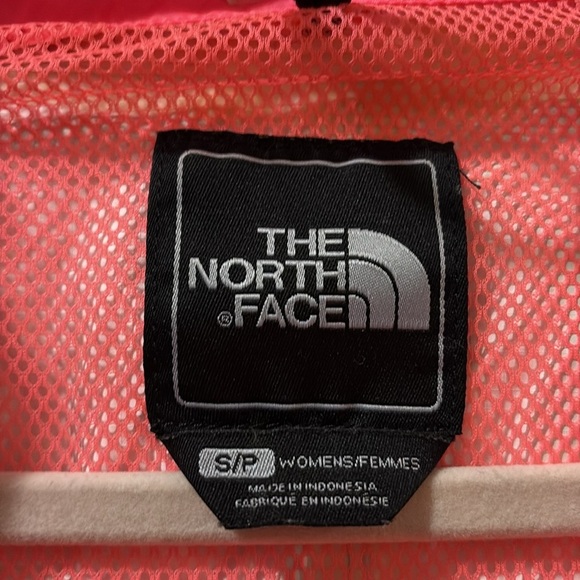 The North Face - Gray and Pink Hooded rain Jacket- size small - Picture 4 of 9
